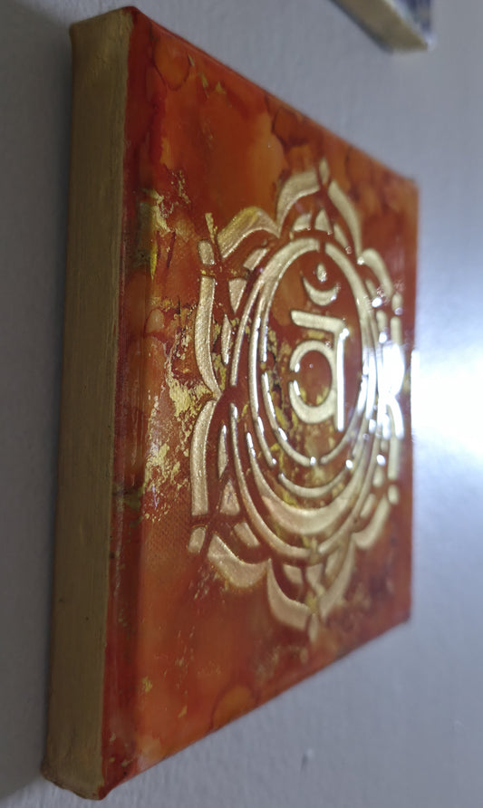Sacral Chakra – Creative Flow 6x6 Canvas