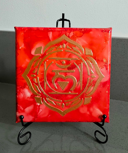 Chakra Alignment Set (Series 2) — 7 Piece Collection 6x6 Canvas - Energy Infused