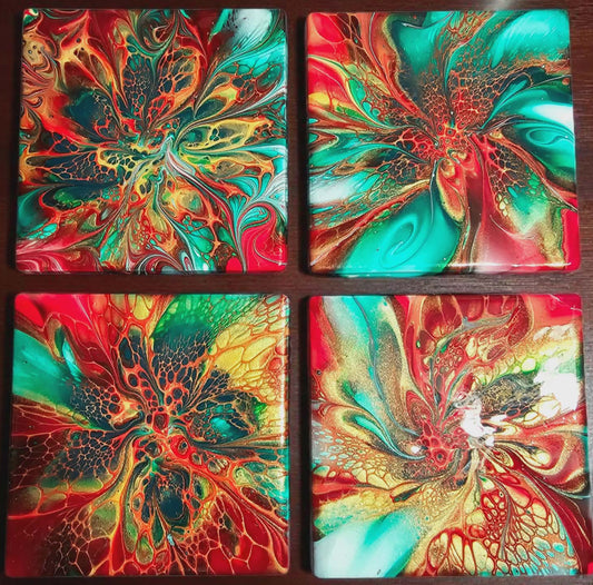 Radiant Flow – Coaster Set