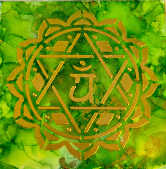 Heart Chakra – Compassion and Balance (6x6 Canvas)