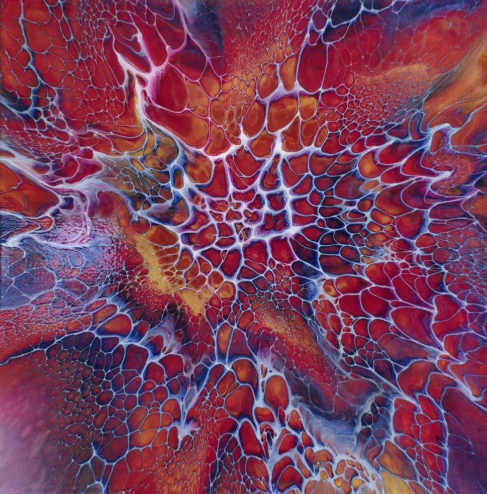 Solar Awakening - 12x12 Canvas