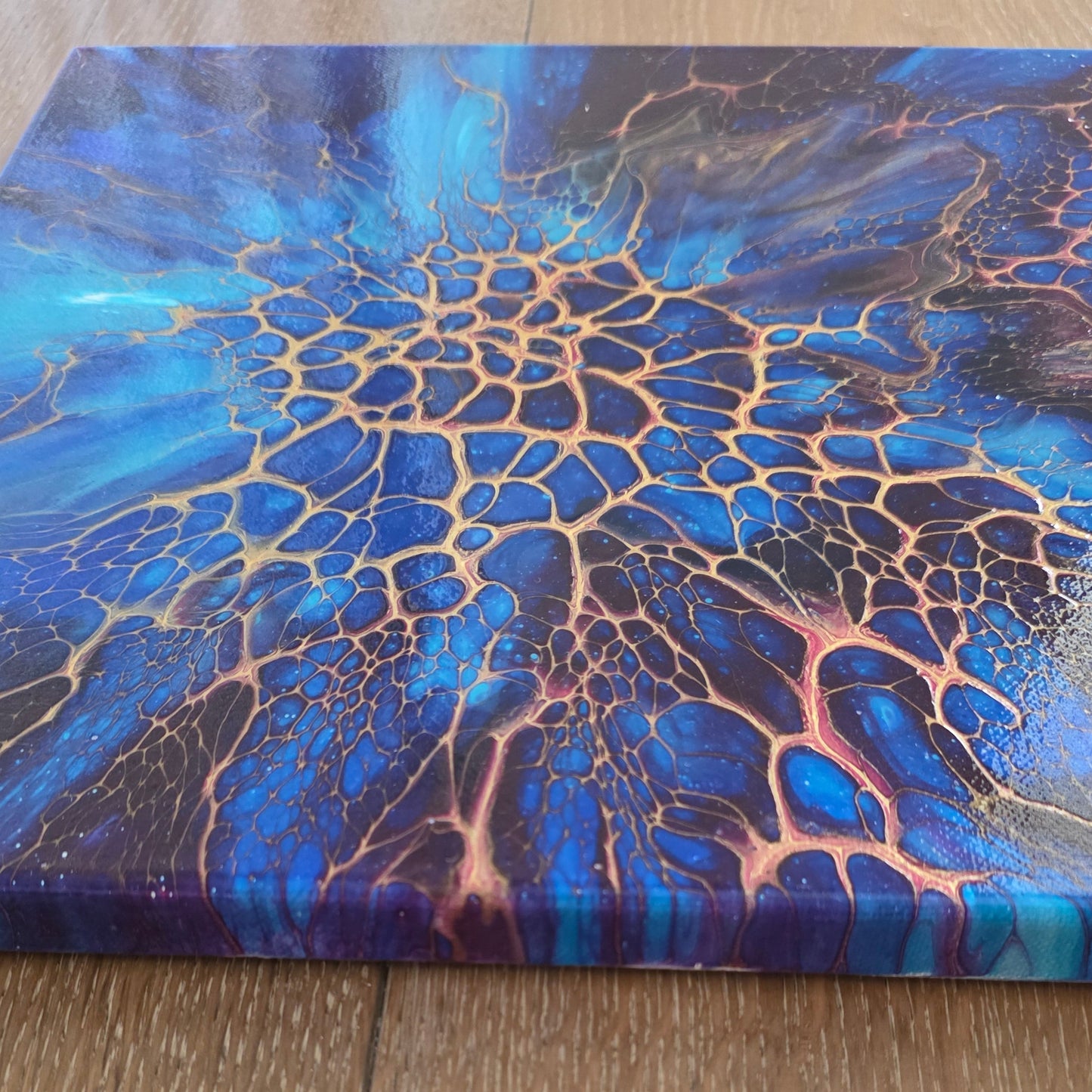 Midnight Radiance - 12x12 Canvas