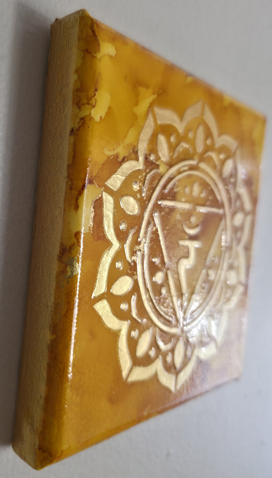 Solar Plexus Chakra – Personal Power (6x6 Canvas)