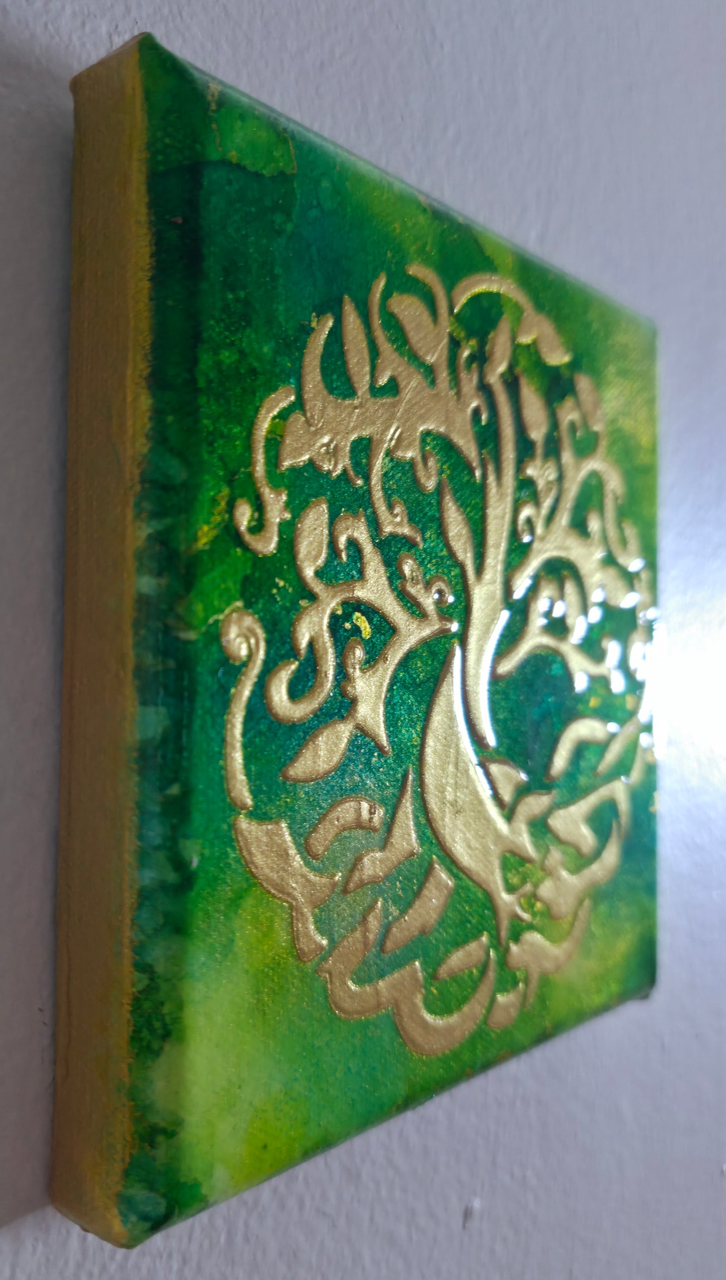 Emerald Life – Tree of Life - 6x6 Canvas