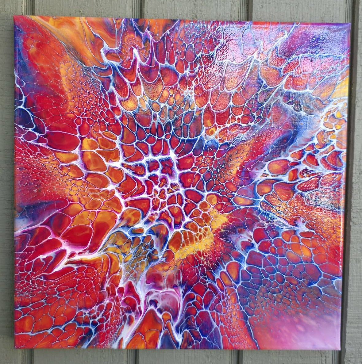 Solar Awakening - 12x12 Canvas