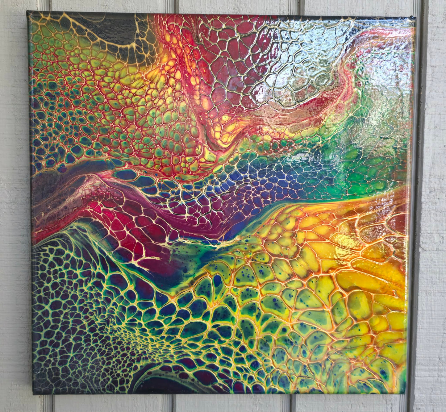 River of Fire - 12x12 Canvas