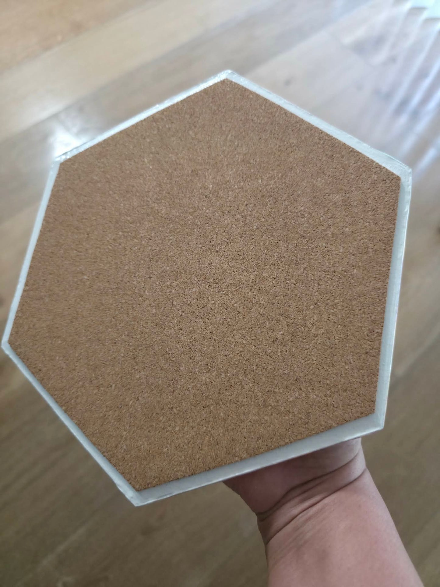 Rainforest Bloom - 9" Ceramic Hexagon Trivet