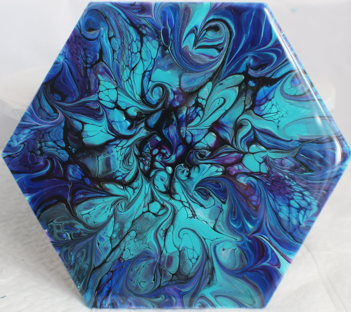 Wings of Poseidon - 9" Hexagon Trivet
