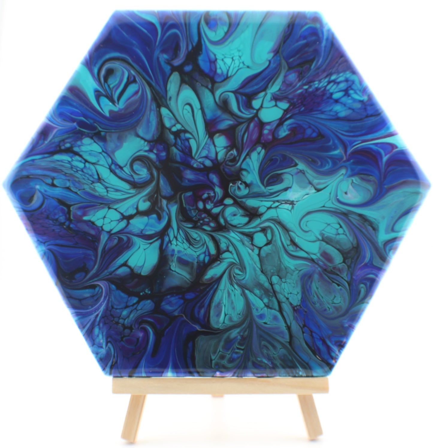 Wings of Poseidon - 9" Hexagon Trivet