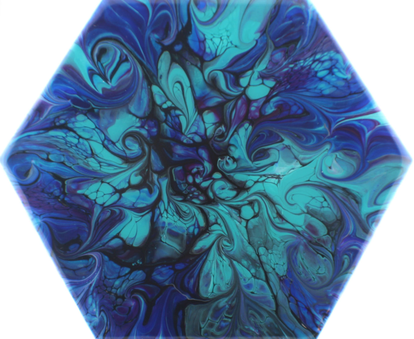 Wings of Poseidon - 9" Hexagon Trivet