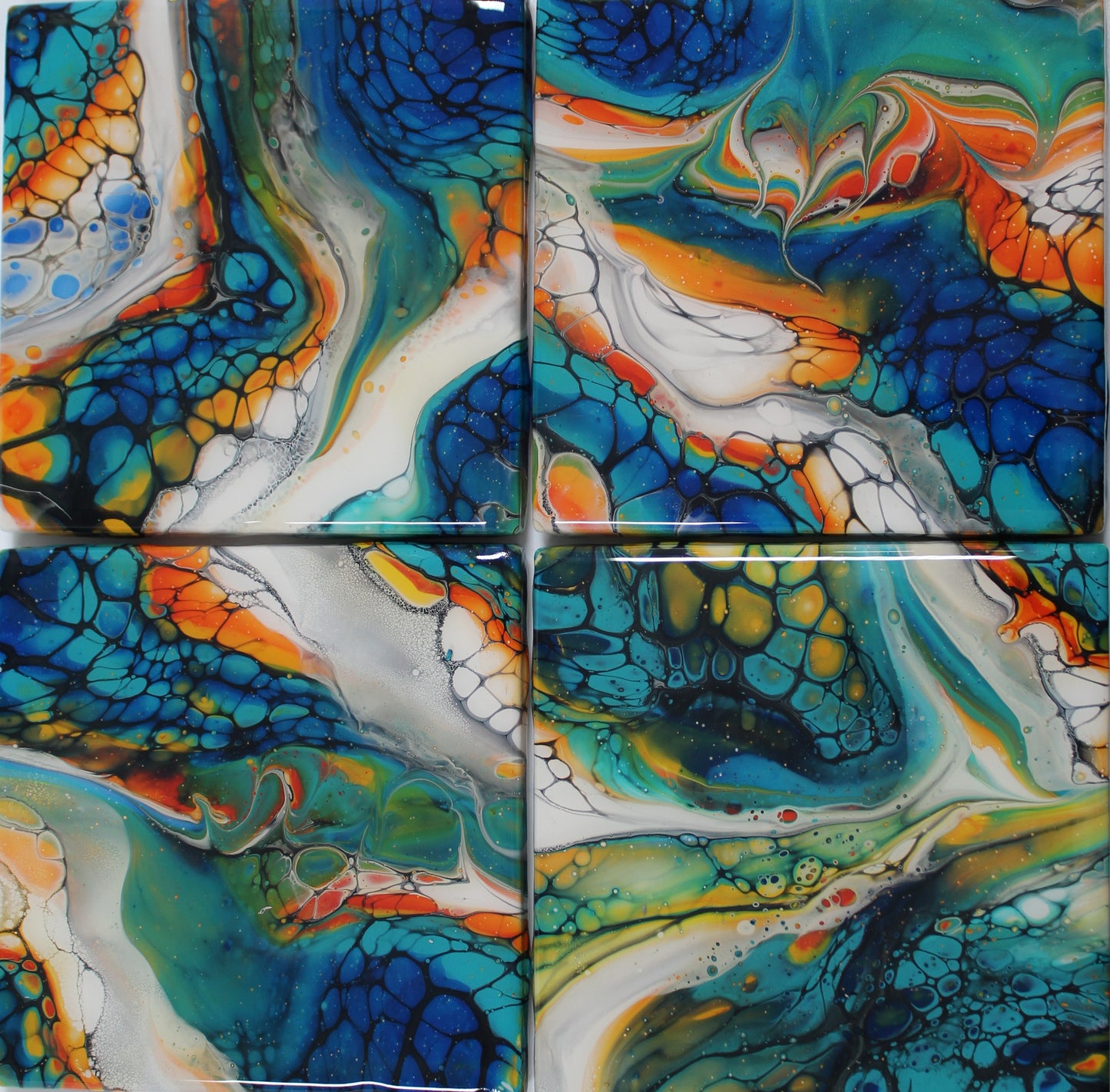 Ocean Tide - Set of 4 (4.25x4.25)