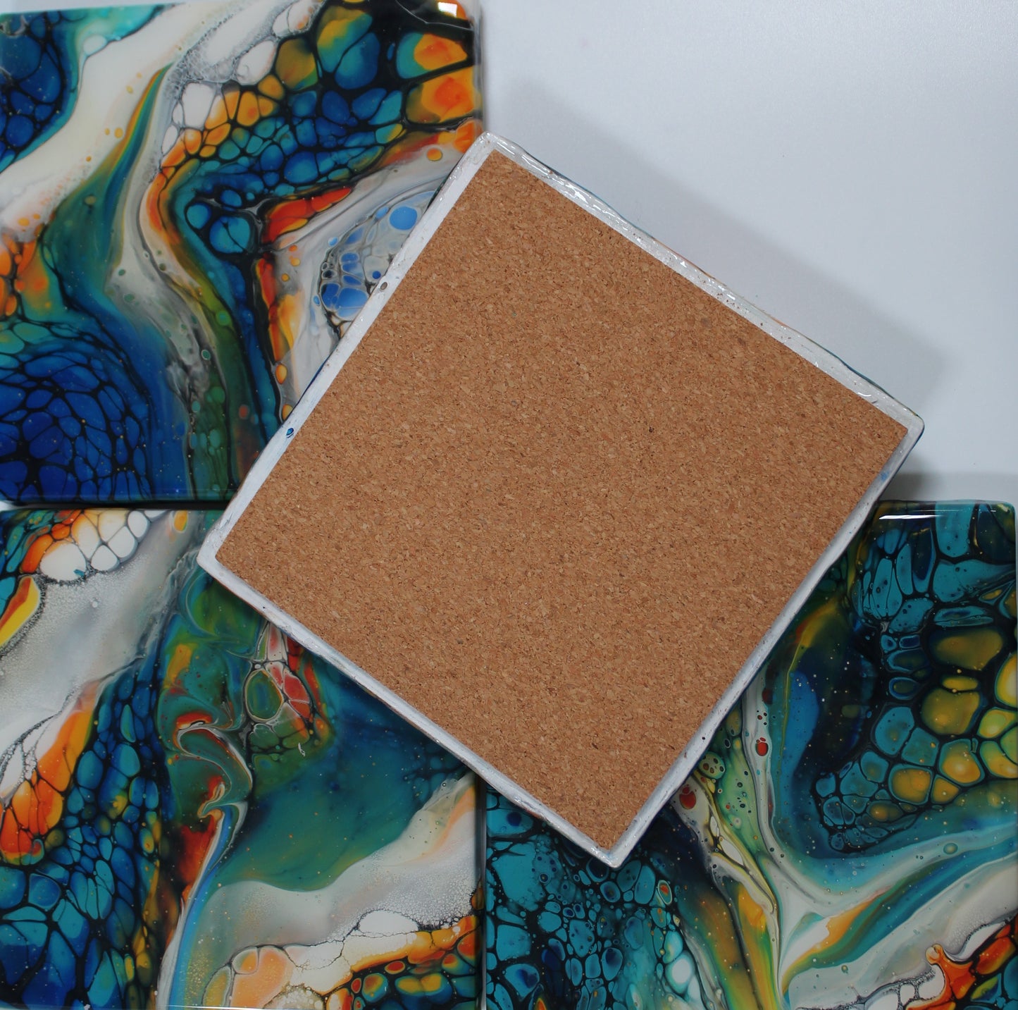 Ocean Tide - Set of 4 (4.25x4.25)