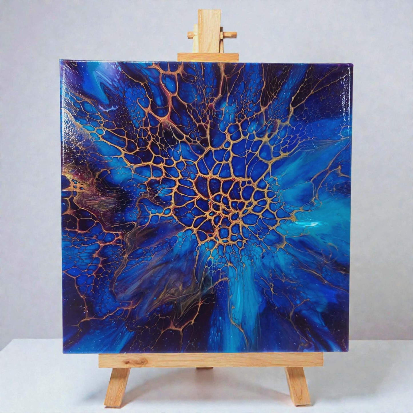 Midnight Radiance - 12x12 Canvas