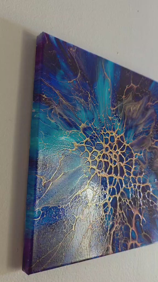 Midnight Radiance - 12x12 Canvas